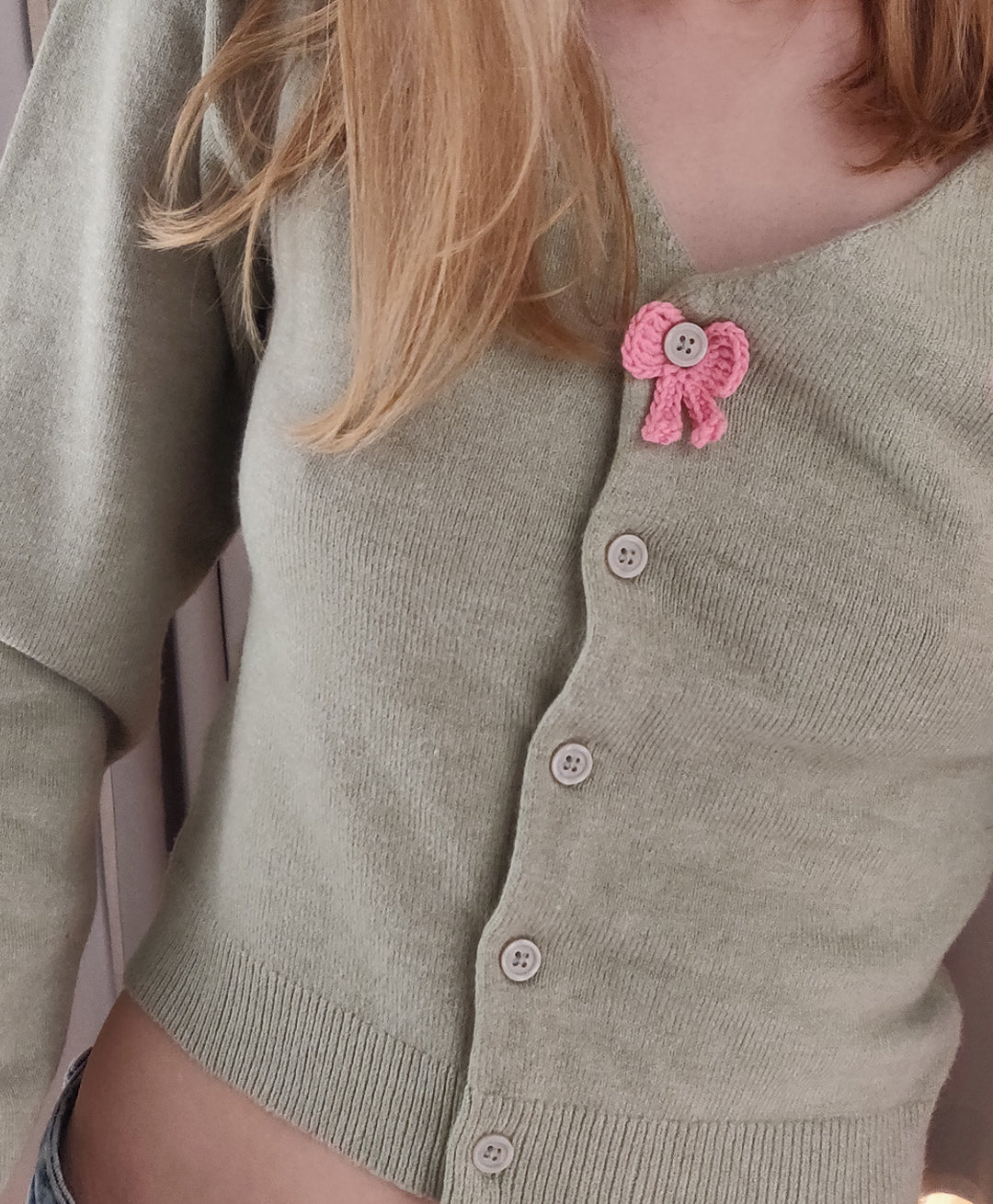Bow Button Cover