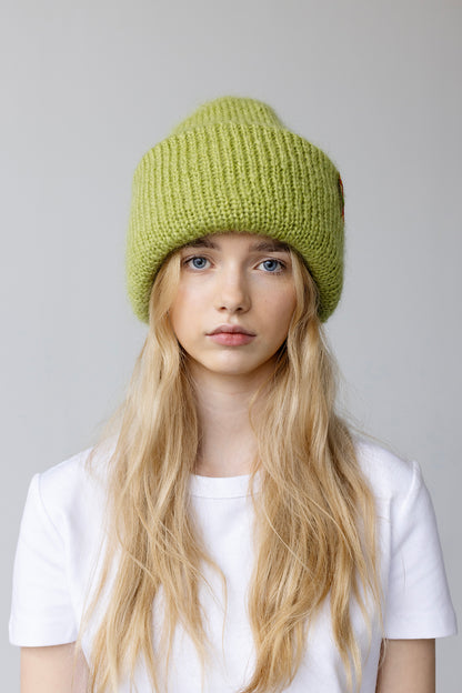 The Cute and Chunky Hat / Lime