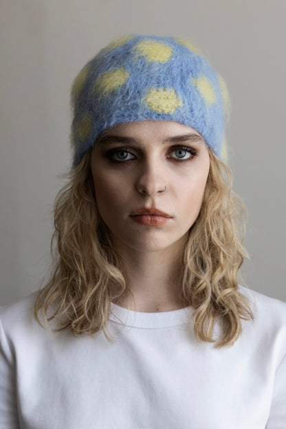 Dots Beanie – Yellow