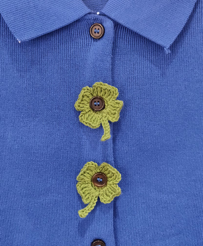 Lucky Clover Button Cover