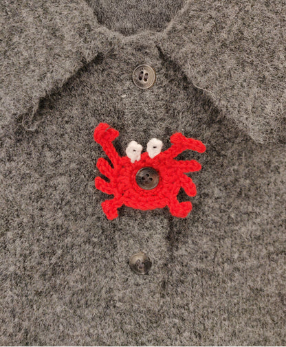 Crab Button Cover