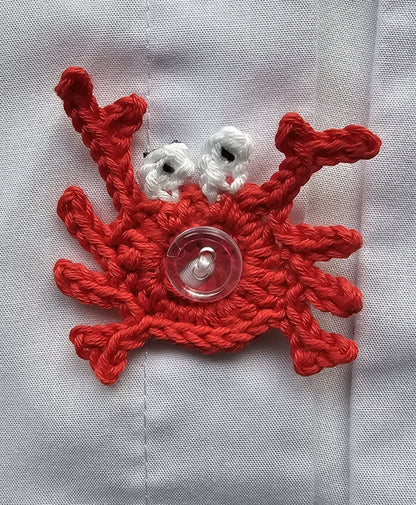Crab Button Cover
