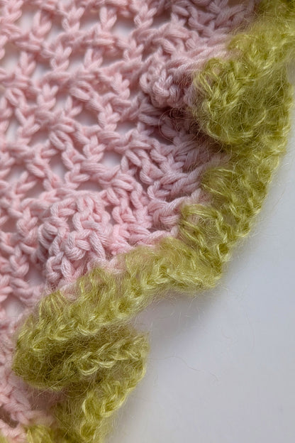 Lollipop Collar / Pink & Green