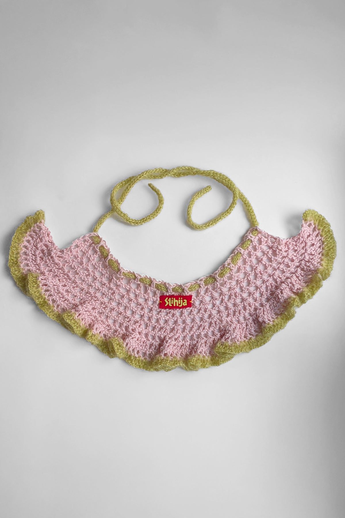 Lollipop Collar / Pink & Green