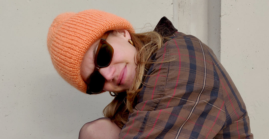 The Cute and Chunky Hat / Light Orange