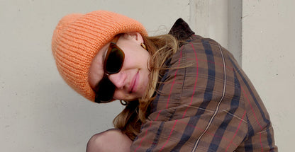 The Cute and Chunky Hat / Light Orange