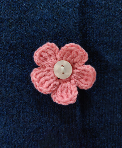 Flower Button Cover